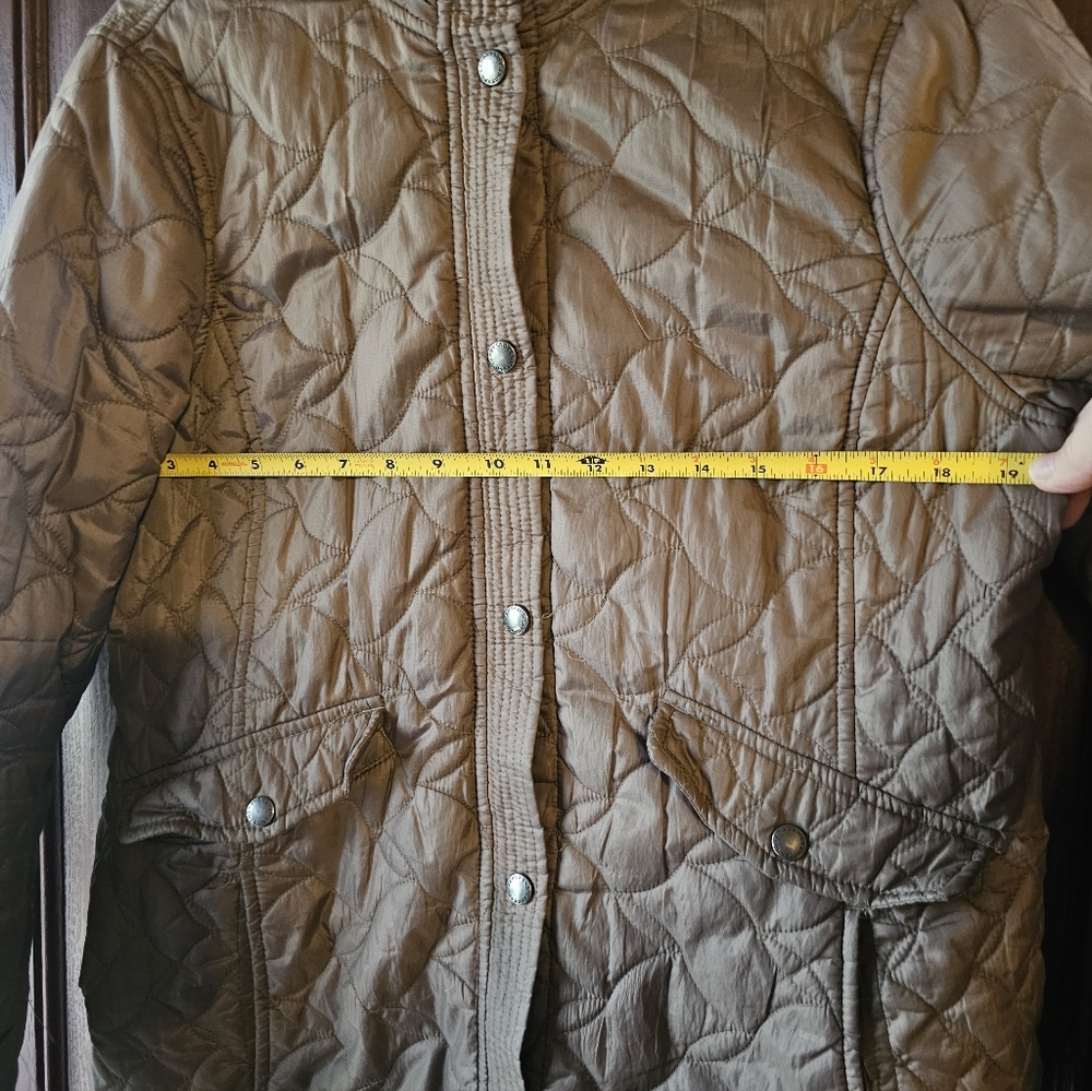 Lands End Womens Quilted Jacket - Picture 3 of 5